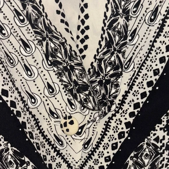 Roberto Cavalli Monochrome Patterned Blazer 100% silk - Picture 6 of 10